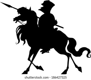 Knight on a horse