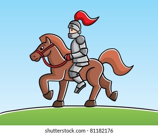 Knight on a horse