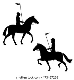 knight on horseback
