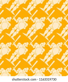 Knight pattern seamless. Metal armor warrior ornament. Iron armor background. Vector illustration