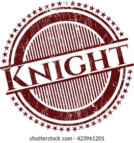 Estampilla de goma de Knight