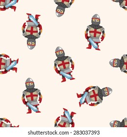 knight ,seamless pattern