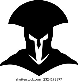 knight silhouette image vector icon