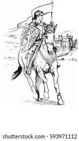 knight sketch