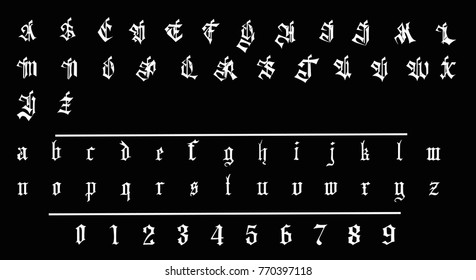 Knight Spirit -  Medieval vector font