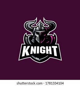 Knight Strongest Esport Mascot Logo