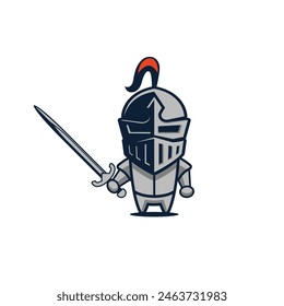 knight super hero logo abstract symbol