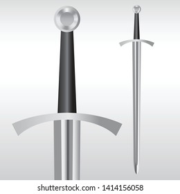 Knight Sword Vector Graphic Illustration