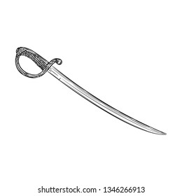 Knight sword vector illustration 
