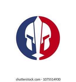 Knight symbol. Warrior icon. Empire logo. Vector Eps 08.