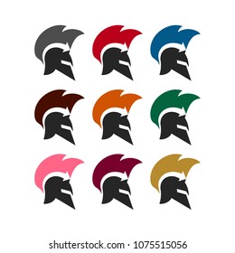 Knight symbol. Warrior icon. Empire logo. Vector Eps 08.