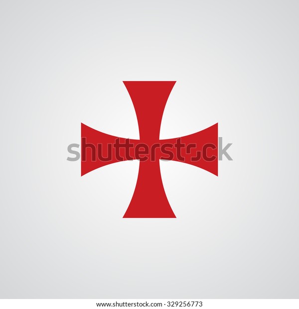 Knight Templar Cross Symbol Stock Vector (Royalty Free) 329256773