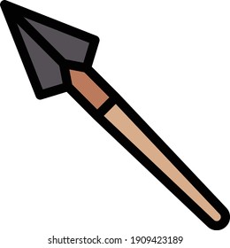 knight vector color line icon
