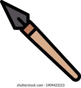 Nacht-Vektorfarbensymbol
