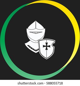 Knight vector  icon