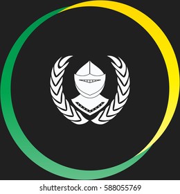 Knight vector  icon