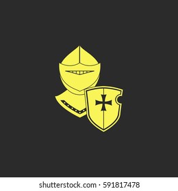 Knight vector  icon.