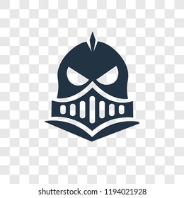 Knight vector icon isolated on transparent background, Knight transparency logo concept