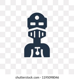 Knight vector icon isolated on transparent background, Knight transparency concept can be used web and mobile