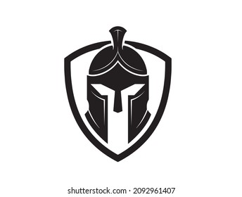 knight warrior helmet vector illustration