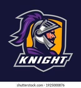 Knight warrior mascot logo template