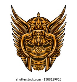 Knight Warrior Mask Vector Design