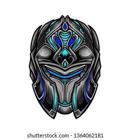 Knight Warrior Robot Vector