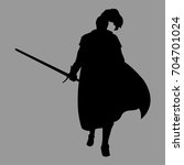 knight warrior silhouette