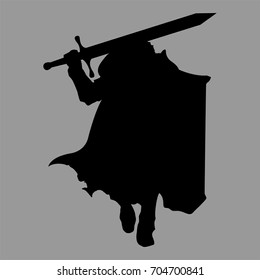 knight warrior silhouette