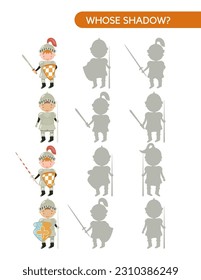 Knight  Whose shadow children educational
