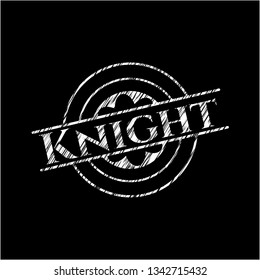 Knight written on a blackboard