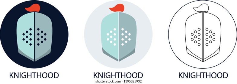 Knighthood logo that can be used also as avatar or icon.