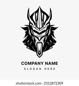 Knightly Armor Emblem  Create a bold and memorable logo design that showcases the strength and courage of a medieval knight.