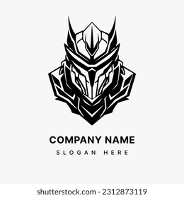 Knightly Armor Emblem  Create a bold and memorable logo design that showcases the strength and courage of a medieval knight.