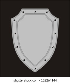 Knightly shield with rivets