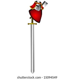 knight's arms and armor of thirteen century