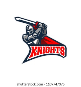 Knights Attack Mascot Logo