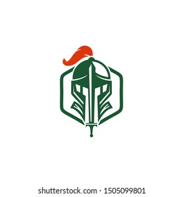 Knights Badge Logo Design Vector