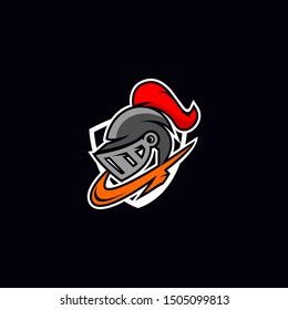 Knights Badge Logo Design Vector