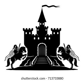 Knights and castle.