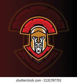 Vector del logo de Knights E-sports Gaming. Logo de juegos. diseño del logo deportivo de mascota. Logo de ilustración vectorial de mascota animal de juegos. mascota, diseño Emblem para el equipo de deportes. Ilustración del vector