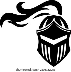 Knights Head Clipart - Vector Illustration