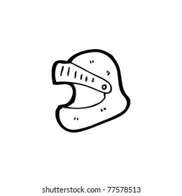 knight's helmet cartoon