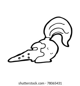 knight's helmet cartoon