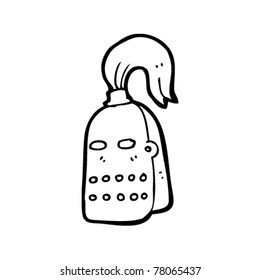 Ritterhelm-Cartoon