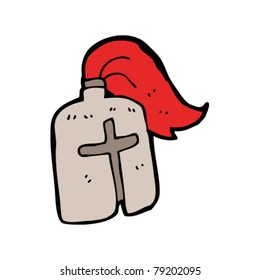 knight's helmet cartoon
