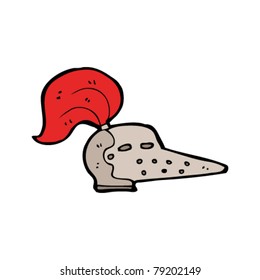 knight's helmet cartoon