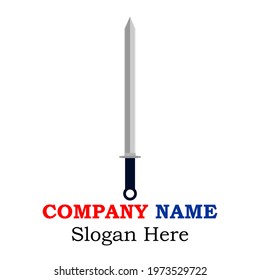 The knight's sword logo is simple and easy to remember