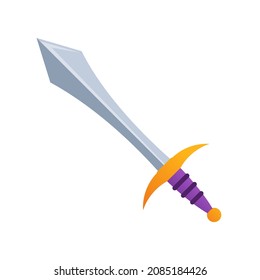 Espada Caballeros - moderno diseño plano tipo objeto aislado único