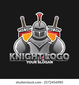 Knigt logo mascot for esport, logo mascot for tshirt